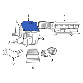 Dodge OE - Upper Air Filter Housing