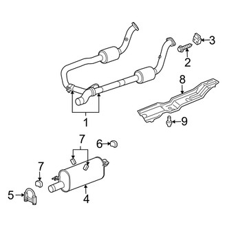 Dodge OE - Exhaust System - Exhaust Components (Mega Cab 5.7L)