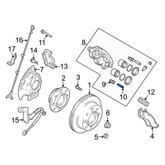 Dodge OE - Front Disc Brake Caliper Pin