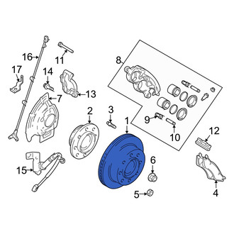 Dodge OE - Front Disc Brake Rotor