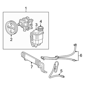 Dodge OE - Steering Gear & Linkage - Pump & Hoses (Mega Cab RWD 5.7L)