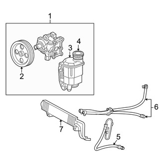 Dodge OE - Steering Gear & Linkage - Pump & Hoses (Mega Cab 4WD)
