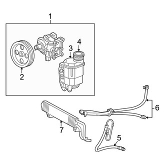 Dodge OE - Steering Gear & Linkage - Pump & Hoses (2500 Mega Cab 4WD 6.7L)