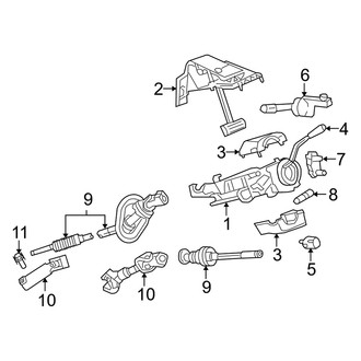 Dodge OE - Steering Column Assembly (Mega Cab)