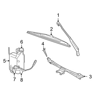 Dodge OE - Windshield - Wiper & Washer Components (Mega Cab)
