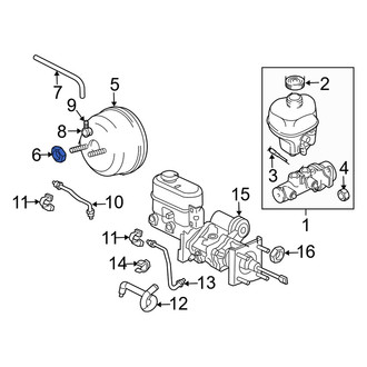 Dodge OE - Power Brake Booster Nut