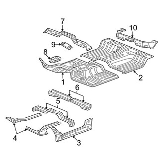 Dodge OE - Cab - Floor (Mega Cab)