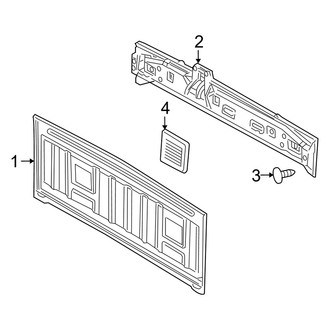 Dodge OE - Cab - Back Panel (Mega Cab)