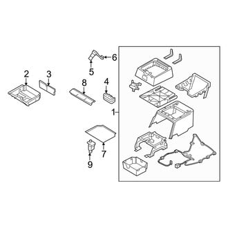 Dodge OE - Rear Console (Mega Cab)