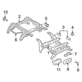 Dodge OE - Seats & Tracks - Tracks & Components (Mega Cab)