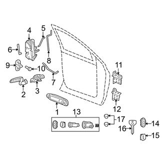 Dodge OE - Front Door - Lock & Hardware (Mega Cab)