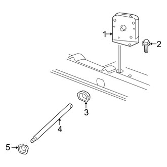 Dodge OE - Pick Up Box - Spare Tire Carrier (Mega Cab)