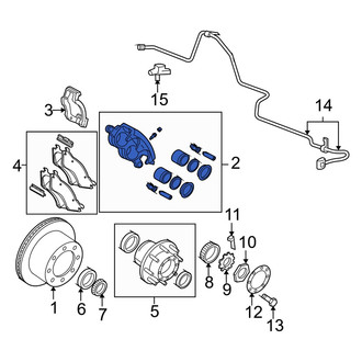 Dodge OE - Rear Right Disc Brake Caliper