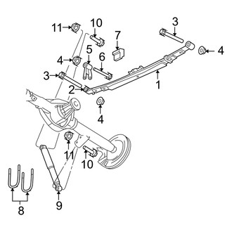 Dodge OE - Rear Suspension - Suspension Components (Mega Cab RWD)