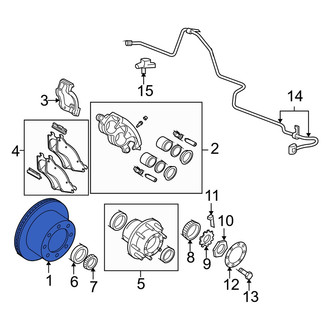 Dodge OE - Rear Disc Brake Rotor