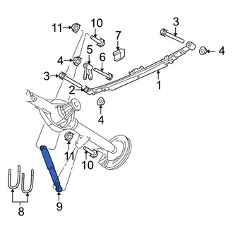 Dodge OE - Rear Suspension Shock Absorber