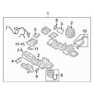 Dodge OE - Air Conditioner & Heater - Heater Components (Mega Cab)