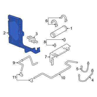 Dodge OE - Outer Automatic Transmission Oil Cooler