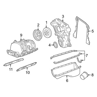Dodge OE - Engine Parts (1500 Laramie / LT / Sport / ST / WS 3.9L)