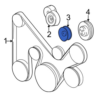 Dodge OE - Accessory Drive Belt Idler Pulley