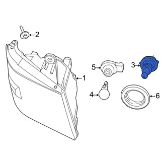 Dodge OE - Front Headlight Bulb