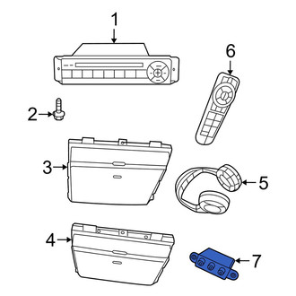 Dodge OE - Infotainment Display Control Switch