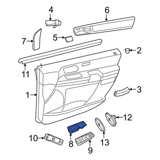 Dodge OE - Front Left Door Mirror Switch