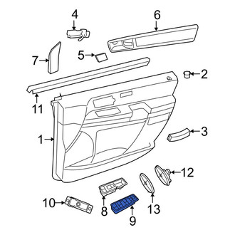 Dodge OE - Front Left Door Window Switch