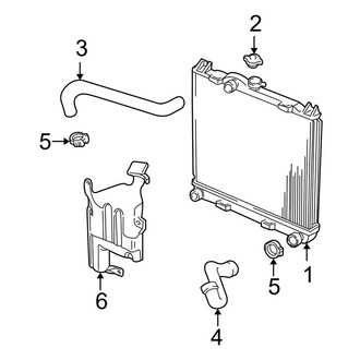 Dodge OE - Cooling - Radiator & Components