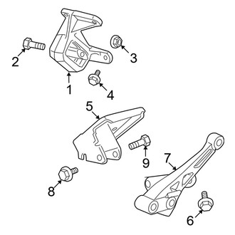 Dodge OE - Engine & Transmission Mounting (4WD 4.7L)