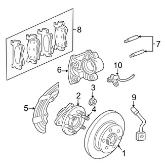 Dodge OE - Front Suspension - Brake Components
