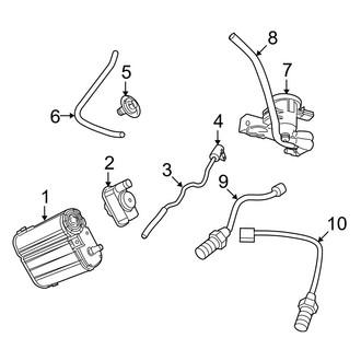 Dodge OE - Emission System - Emission Components (3.7L)