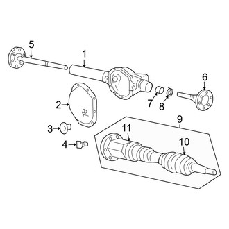 Dodge OE - Front Suspension - Front Axle & Carrier