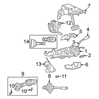 Dodge OE - Steering Column Assembly