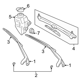 Dodge OE - Windshield - Wiper & Washer Components