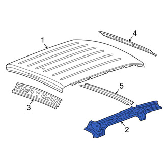 Dodge OE - Left Roof Side Rail