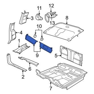 Dodge OE - Right Sun Visor