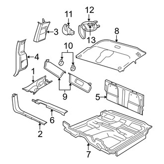 Dodge OE - Cab - Interior Trim (Club Cab)