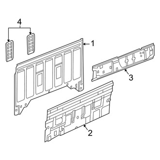 Dodge OE - Cab - Back Panel (Quad Cab)
