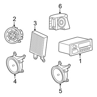 Dodge OE - Instrument Panel - Sound System (Quad Cab)