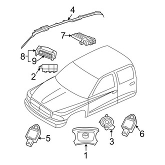 Dodge OE - Restraint Systems - Air Bag Components