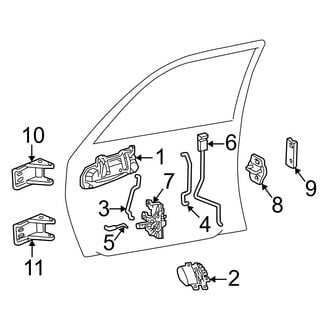 Dodge OE - Front Door - Lock & Hardware