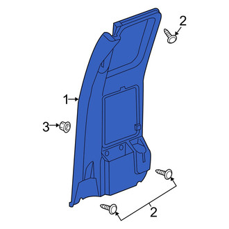 Dodge OE - Rear Right Inner Door Interior Trim Panel