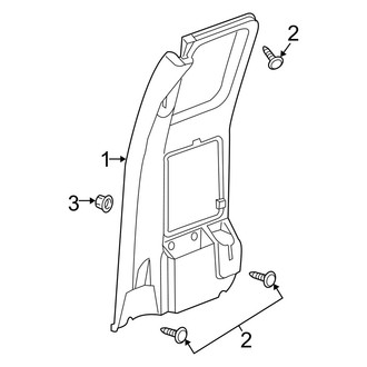 Dodge OE - Rear Door - Interior Trim (Club Cab)