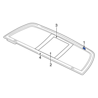 Dodge OE - Rear Back Glass