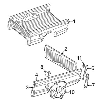 Dodge OE - Pick Up Box - Front & Side Panels