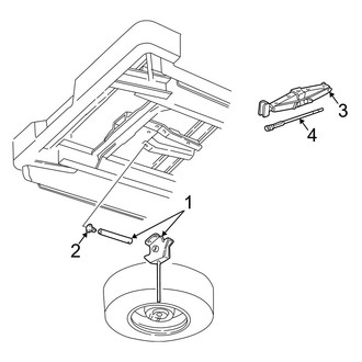 Dodge OE - Pick Up Box - Spare Tire Carrier