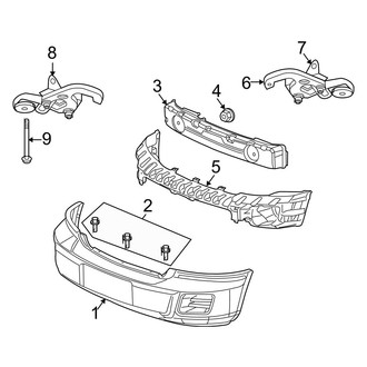 Dodge OE - Front Bumper - Bumper & Components