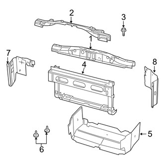 Dodge OE - Radiator Support