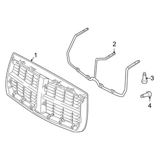 Dodge OE - Hood & Grille - Grille & Components